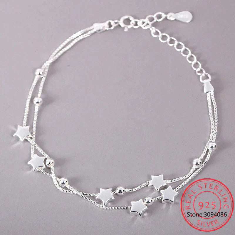 Sterren Armband Sierlijk Zilverkleurig