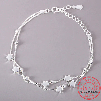 Sterren Armband Sierlijk Zilverkleurig