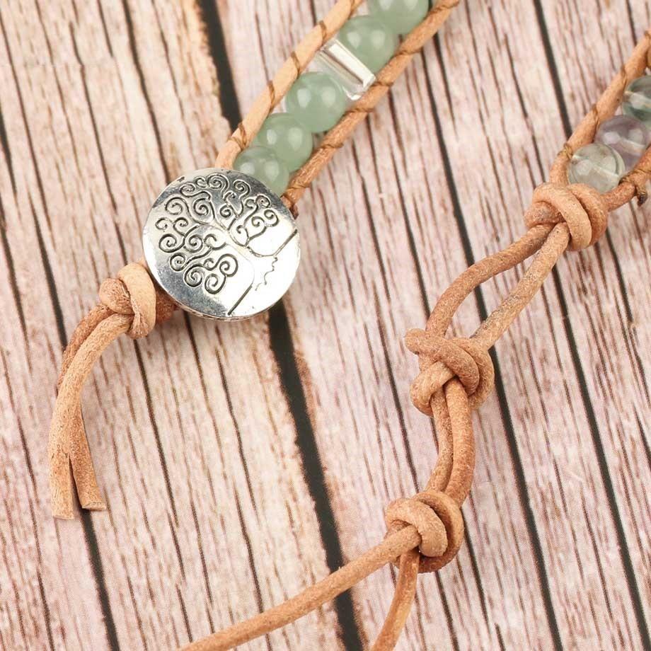Fluoriet Armband Detoxerend met Iris Steen
