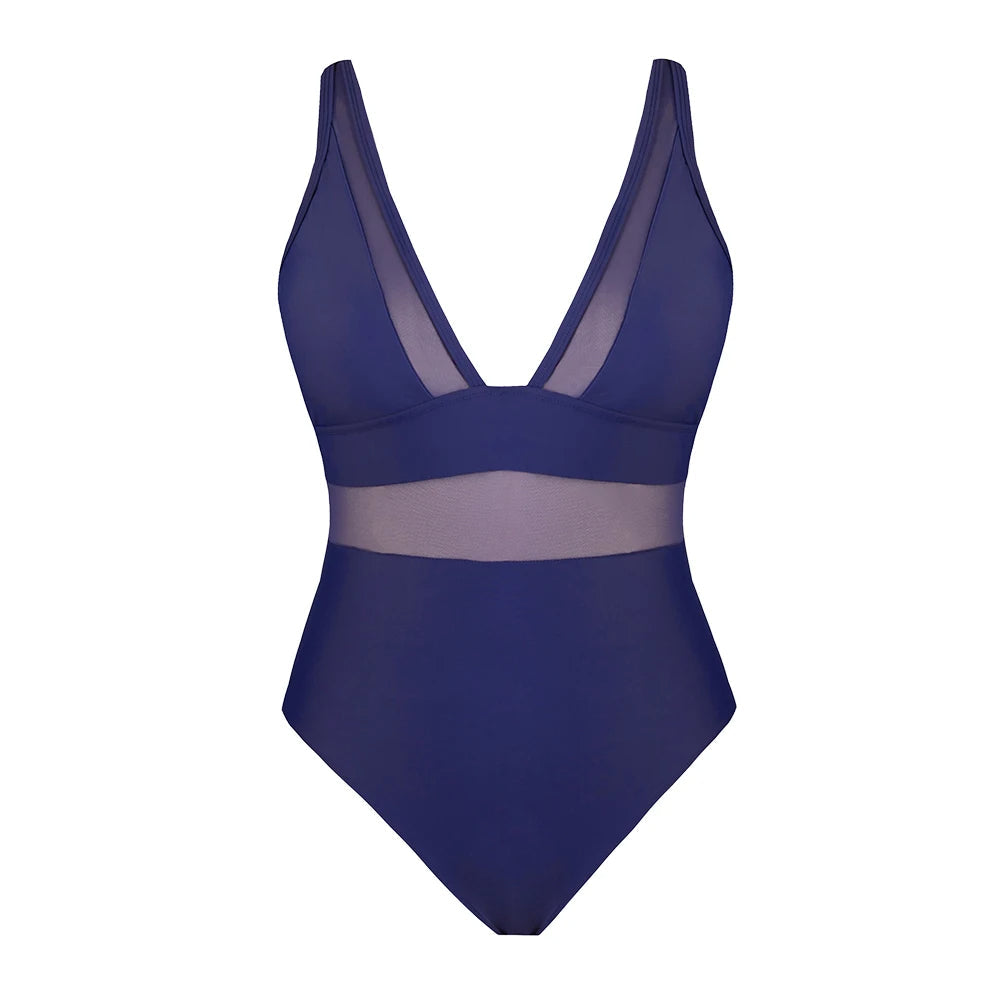 Plus-Size Badpak Sexy Stijlvol voor Dame