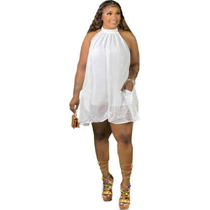 Plus Size Playsuit Luchtig Zomer Jurk Stijlvol