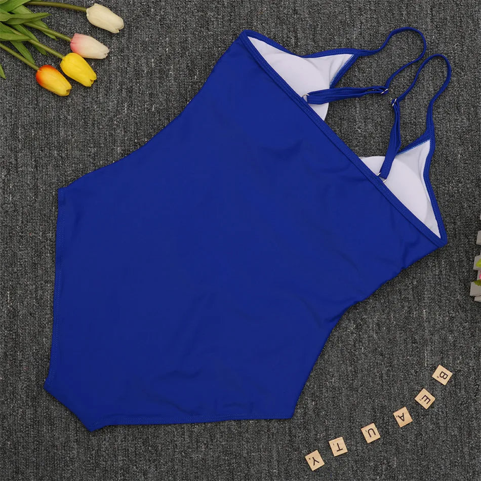 Plus-Size Badpak Nora Retro Stijlvol Zwemkleding