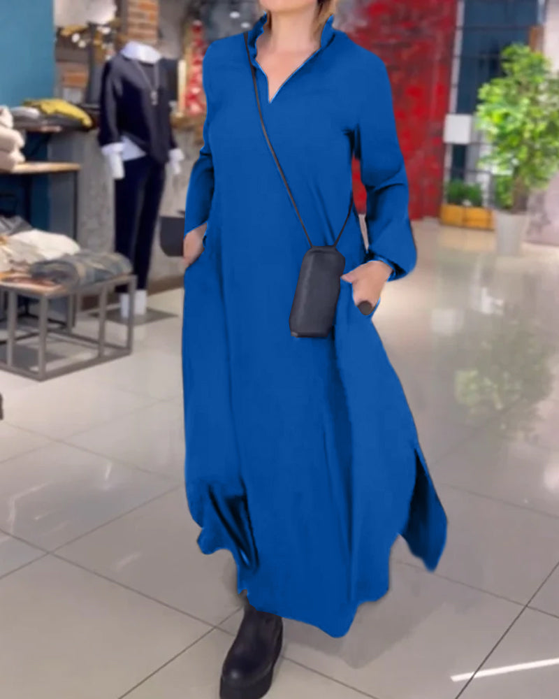 Elegante Maxi Jurk Losse Vrouwenjurk Zomerjurk