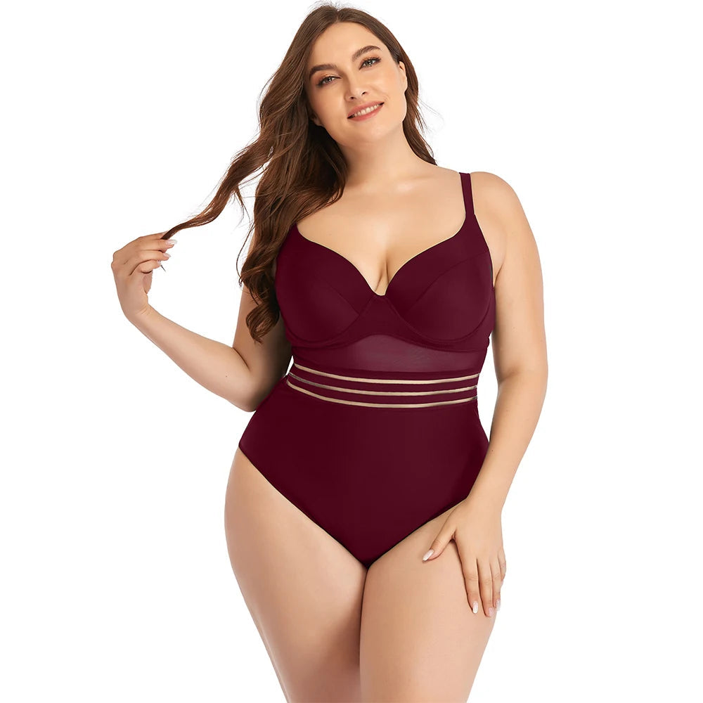 Plus-Size Badpak Flatterend en Sexy voor Vrouwen