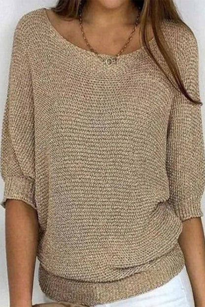 Dames Trui Vleermuismouwen Losse Fit