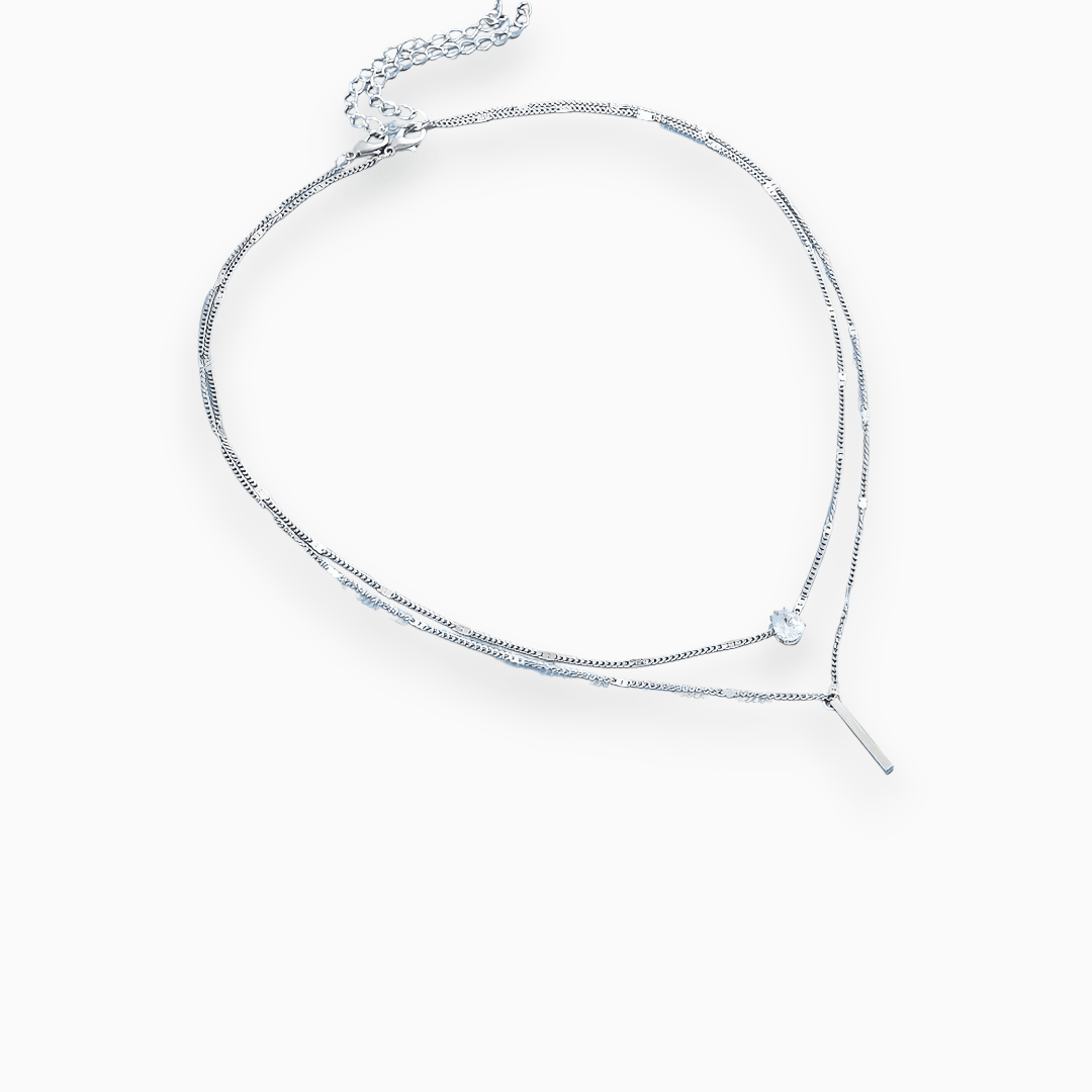 Lichtgevende Ketting Raster Design voor Dames - Mode Vibes