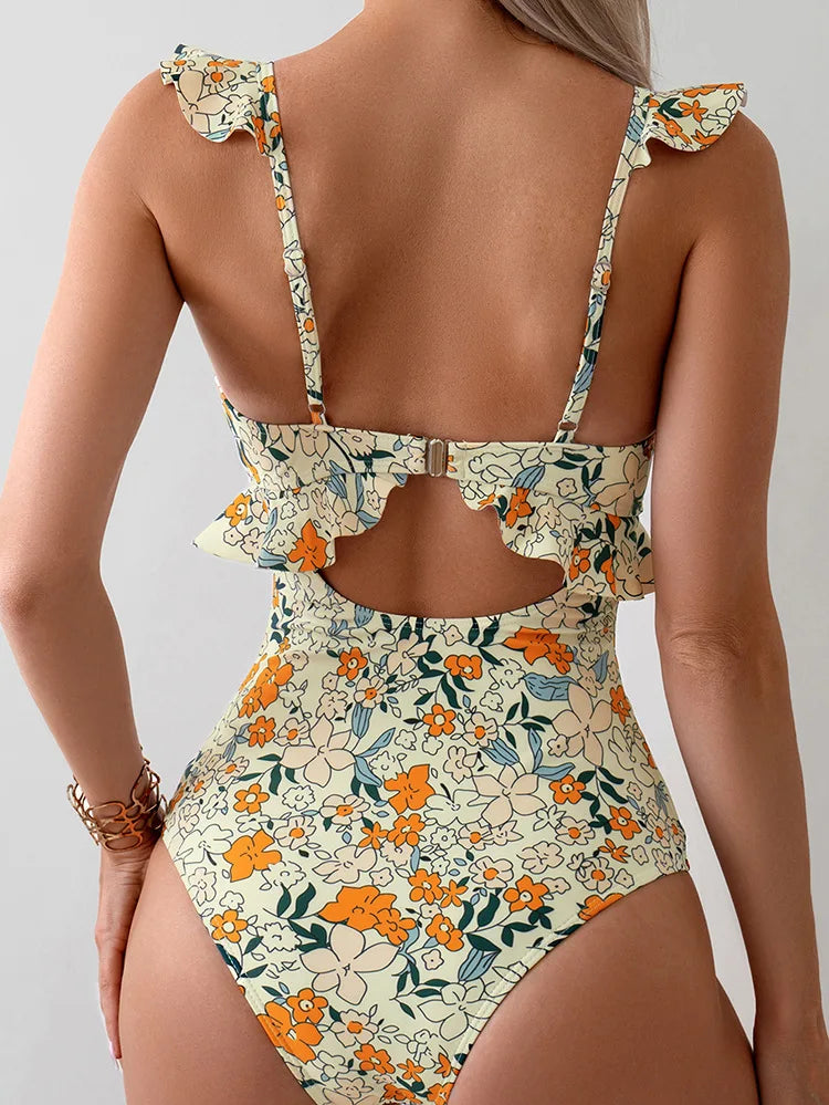 Dames Badpak Met Print