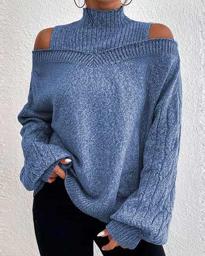 Vrouwelijke Losse Trui Casual Stijl