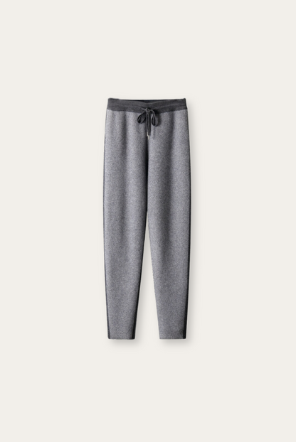 Merinowol Set Grijze Kasjmier Trui en Broek