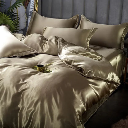 Zijde Beddengoed Set Luxe Satijn Soft
