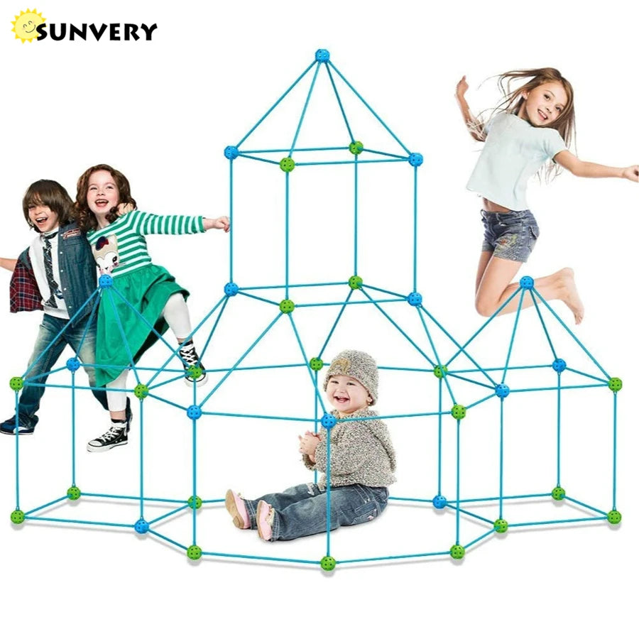 Kinderspeelset FortCraft Bouwstenen voor Jongens en Meisjes - Mode Vibes
