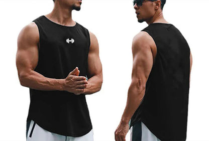 Fitness Tanktop Ademend Sneldrogend voor Mannen