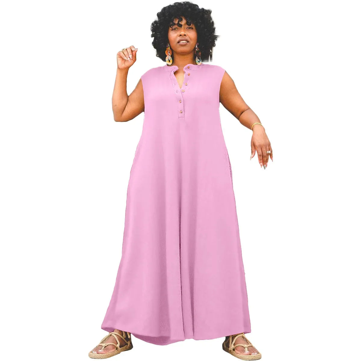 Plus Size Jumpsuit Stijlvol en Casual voor Vrouwen