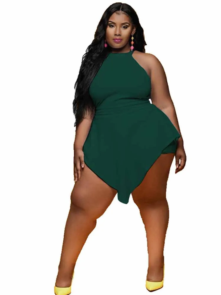 Plus Size Jumpsuit Aletta Zomerse Trendy Outfit