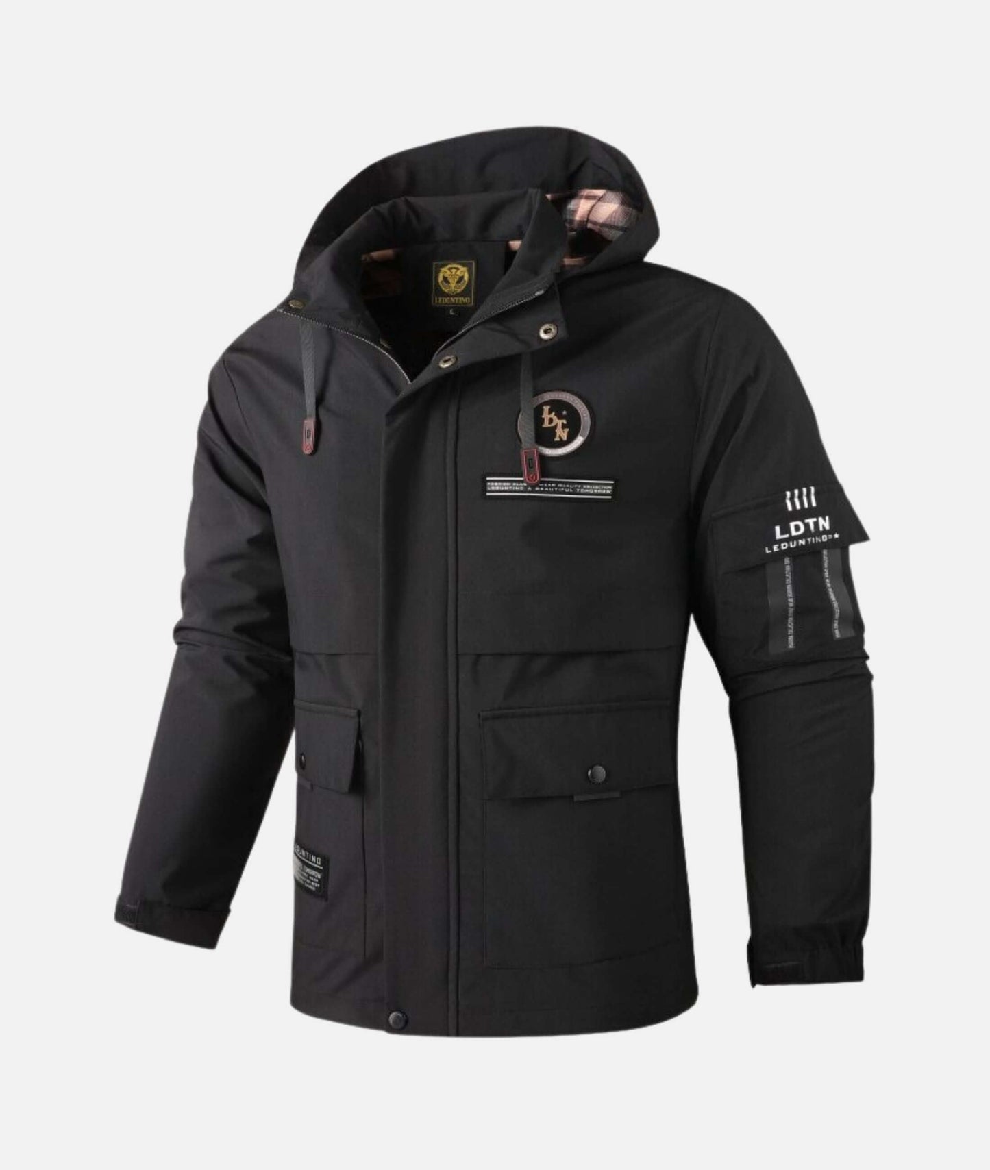 Wind- en Waterdichte Herenjas met Capuchon – Voor Lente & Herfst