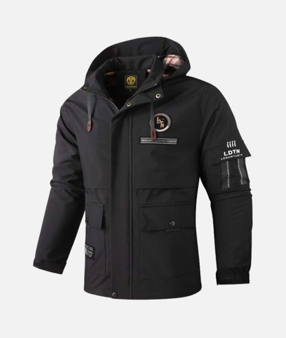 Wind- en Waterdichte Herenjas met Capuchon – Voor Lente & Herfst