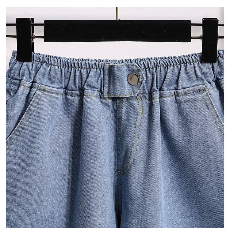Plus Size Short Casual Trendy Dame Broek