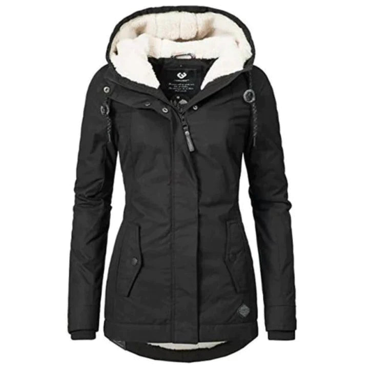 FrostAura Winterparka voor dames met capuchon