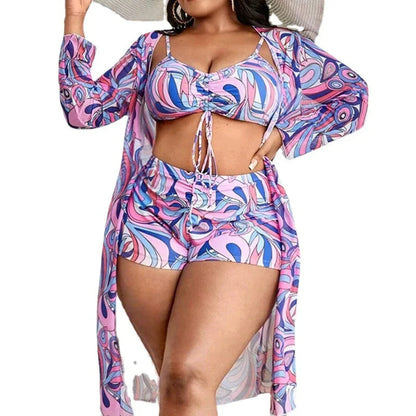 Plus-Size Bikini-set Trendy Grote Maten