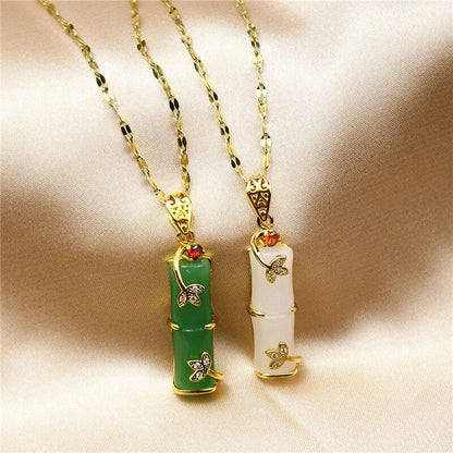Jade Ketting Amulet Spiritueel Sieraad