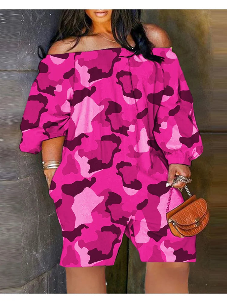 Plus Size Jumpsuit Trendy Zomerkleding Speelse Stijl