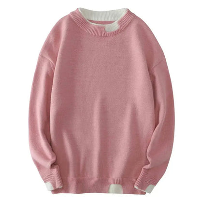 Oversized Trui Grote Maten Gebreid Casual Mode