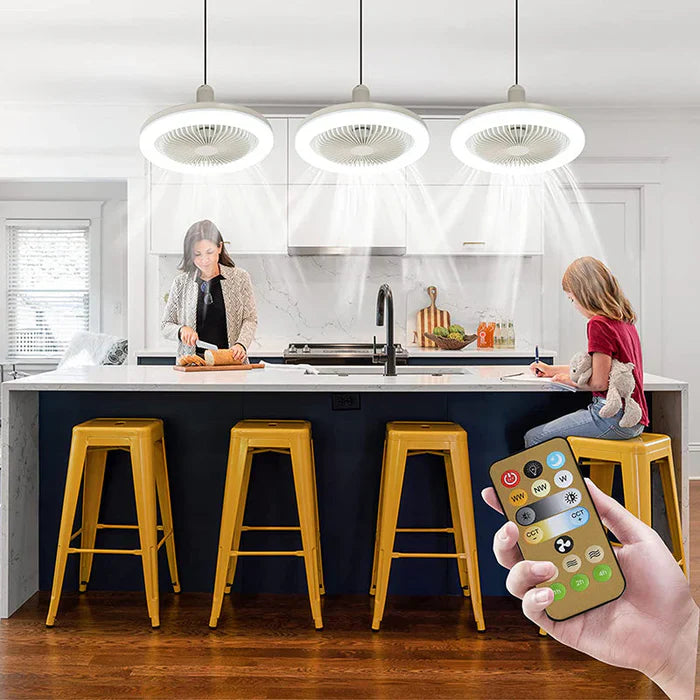 Plafondventilator met LED Licht Modern Design