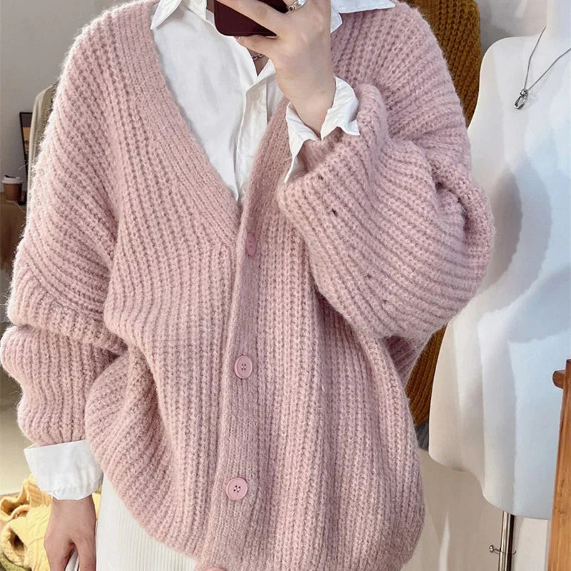 Dames Cardigan Plus Size - Comfortabele Trui voor Vrouwen