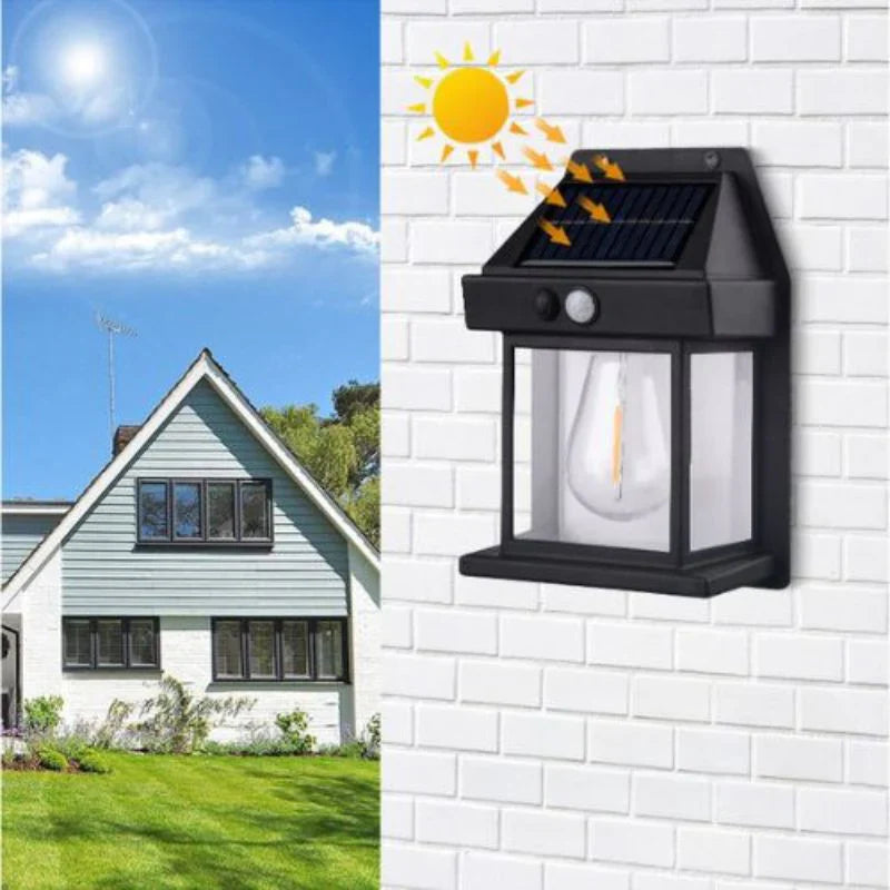 Zonne-Energie Wandlamp Solaris Duurzaam Waterdicht - Mode Vibes
