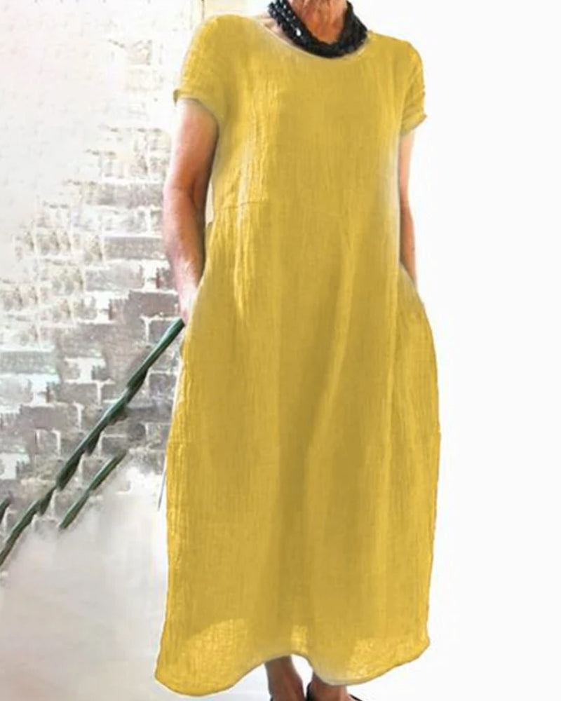 Losse Jurk met Comfy Pasvorm voor Vrouw