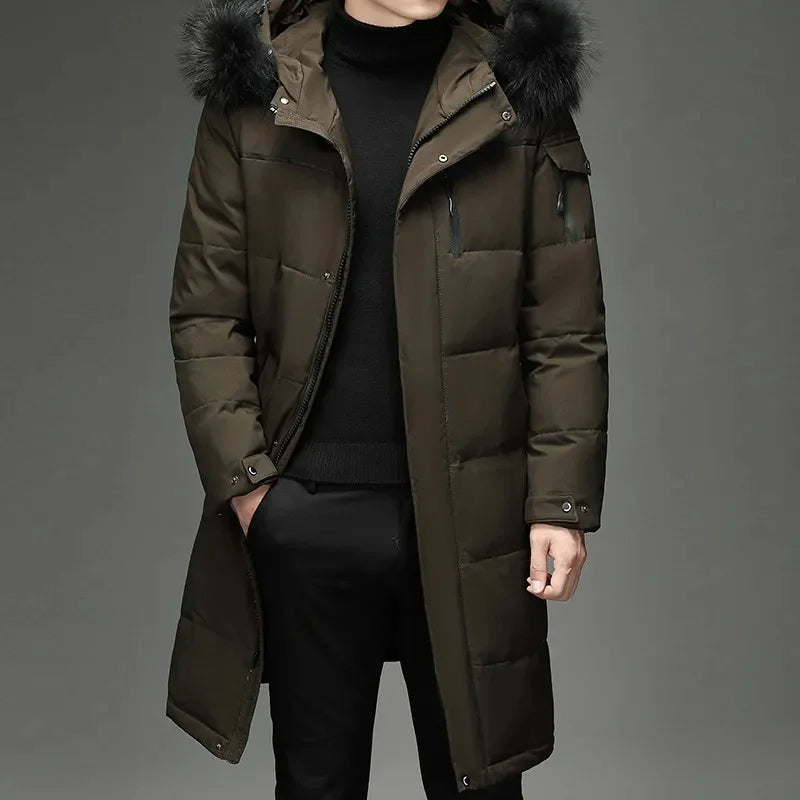 Waterdichte Winterparka met Capuchon Warm en Waterbestendig