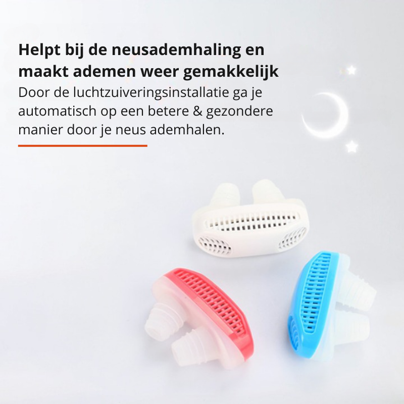 Luchtzuiveraar en Anti-Snurk Apparaat voor Betere Slaap