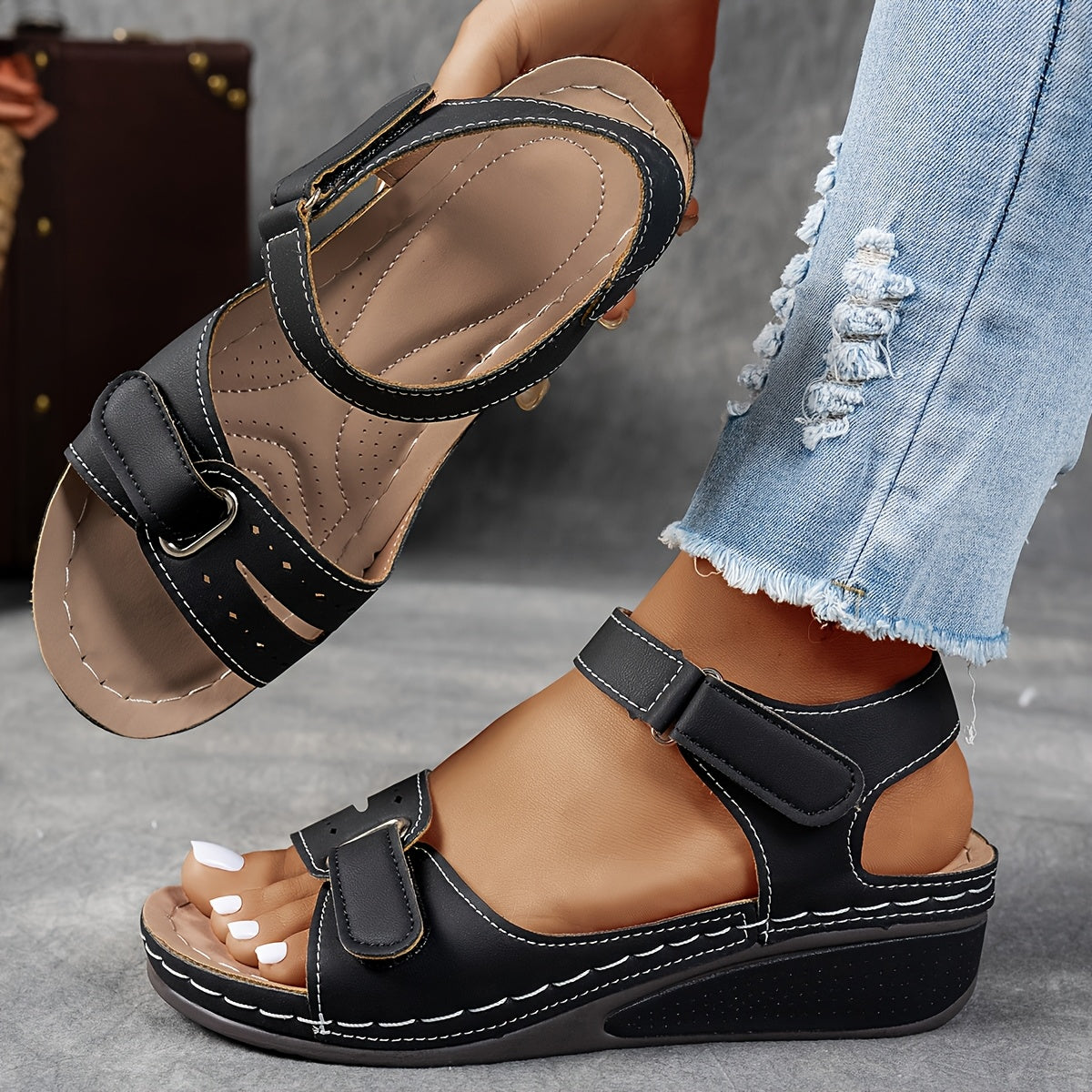 Dames Sandalen Verstelbaar Comfortabele Pasvorm