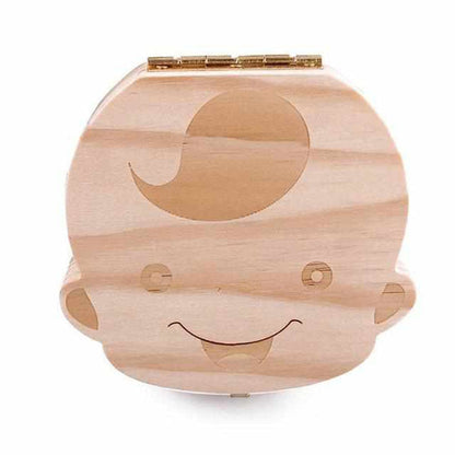 Houten Tandendoosje voor Kinderen Tanden Bewaren