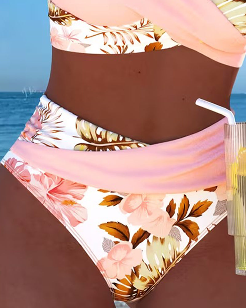 Dames Bikini Set Met Split En Elastische Pasvorm