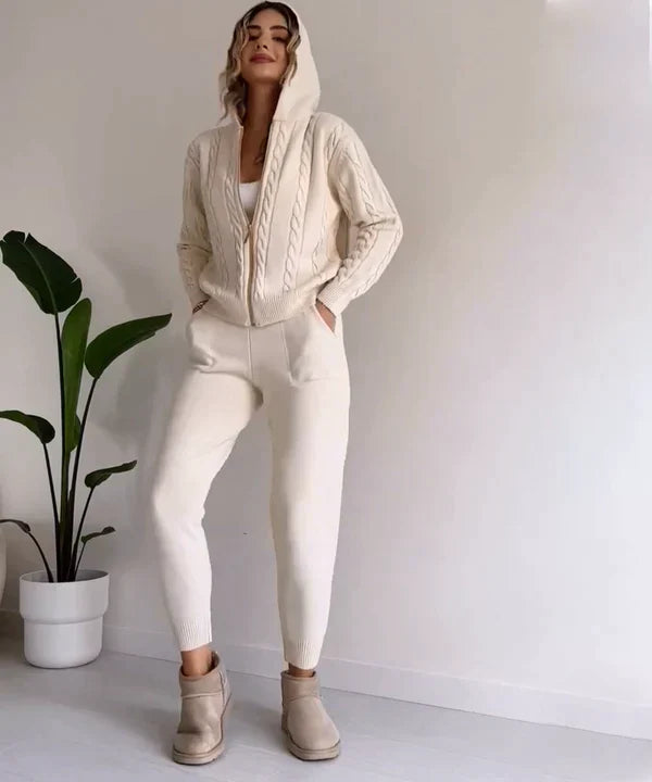 Vrouwelijke Casual Tweedelige Broek Set
