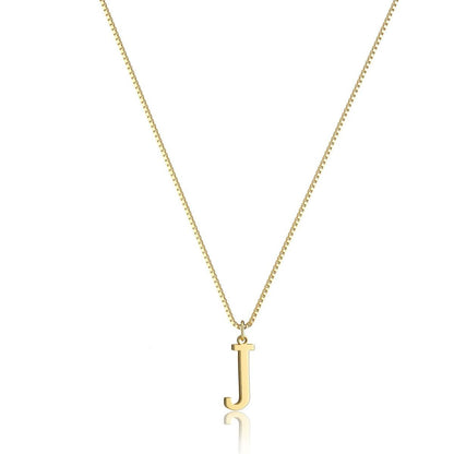 Gouden Ketting met Initialen Letter Lanette voor Dames