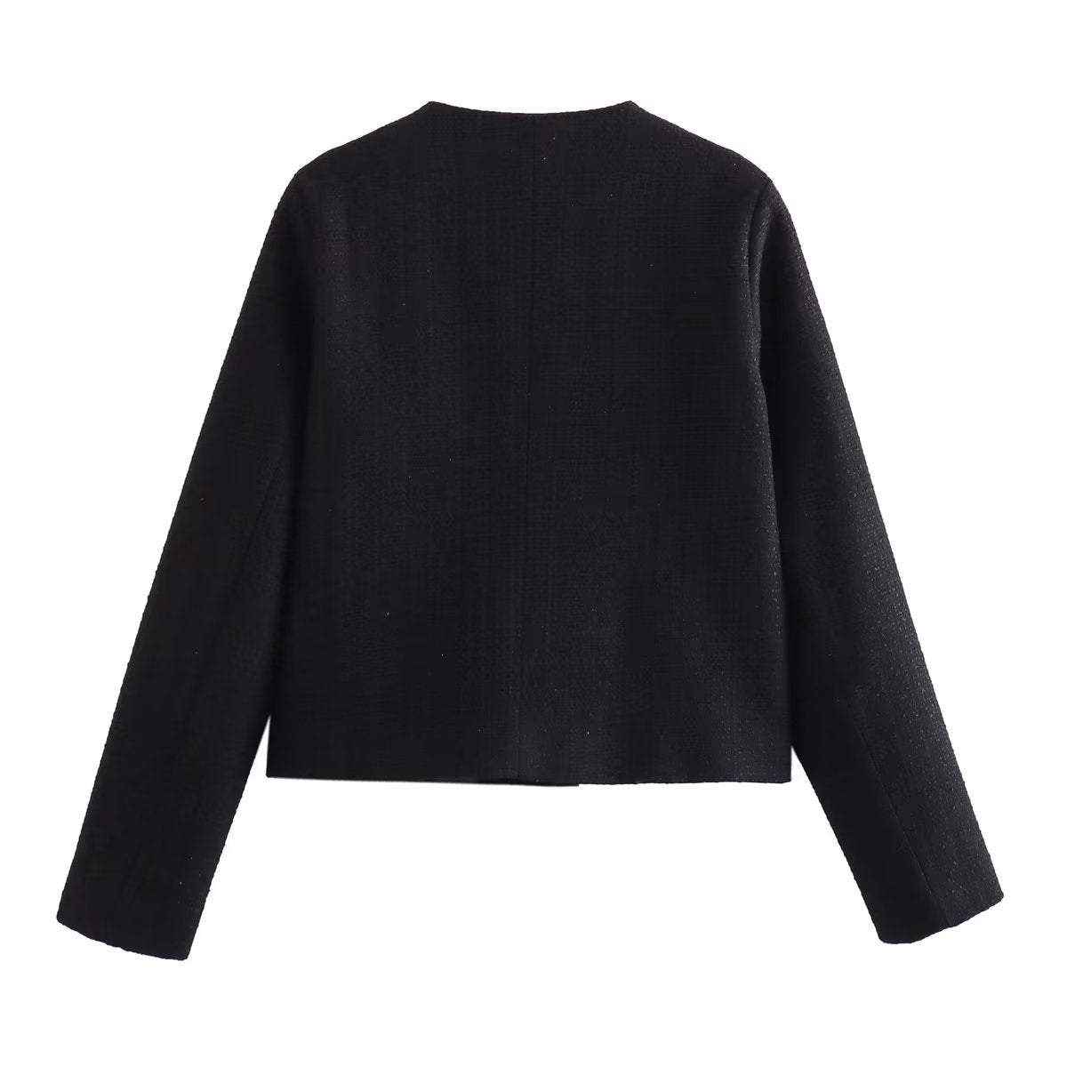 Dames Jas Bouclé Gouden Knopen Luxe Bessie
