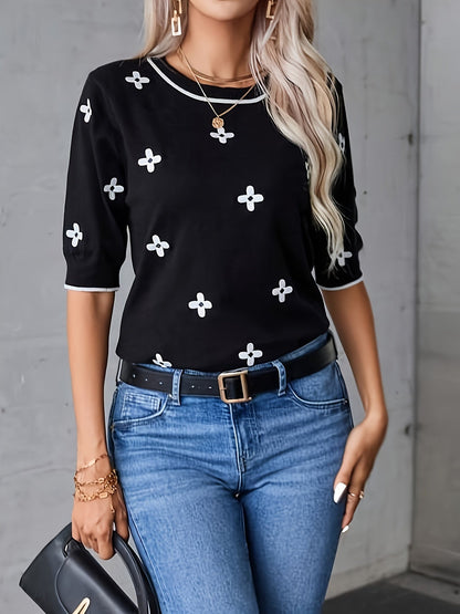 VELANORA - Pullover Met Ronde Hals