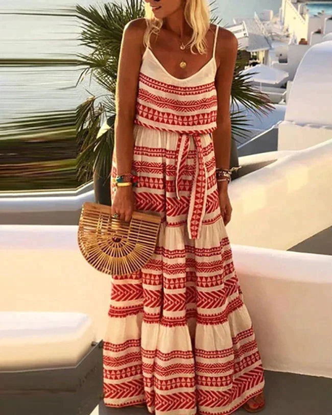 Zomerjurk Vrouwen Jurk Stijlvol Lange Mouw - Mode Vibes
