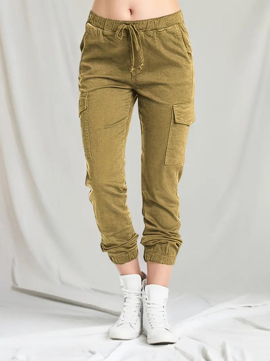 Stijlvolle Cargobroek voor Vrouw Moderne Snit - Mode Vibes
