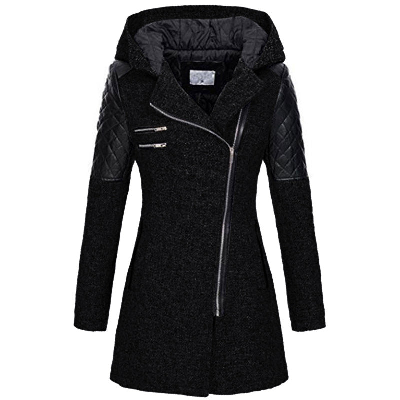Vintage Lange Winterjas Dames – Warm & Stijlvol voor Herfst/Winter