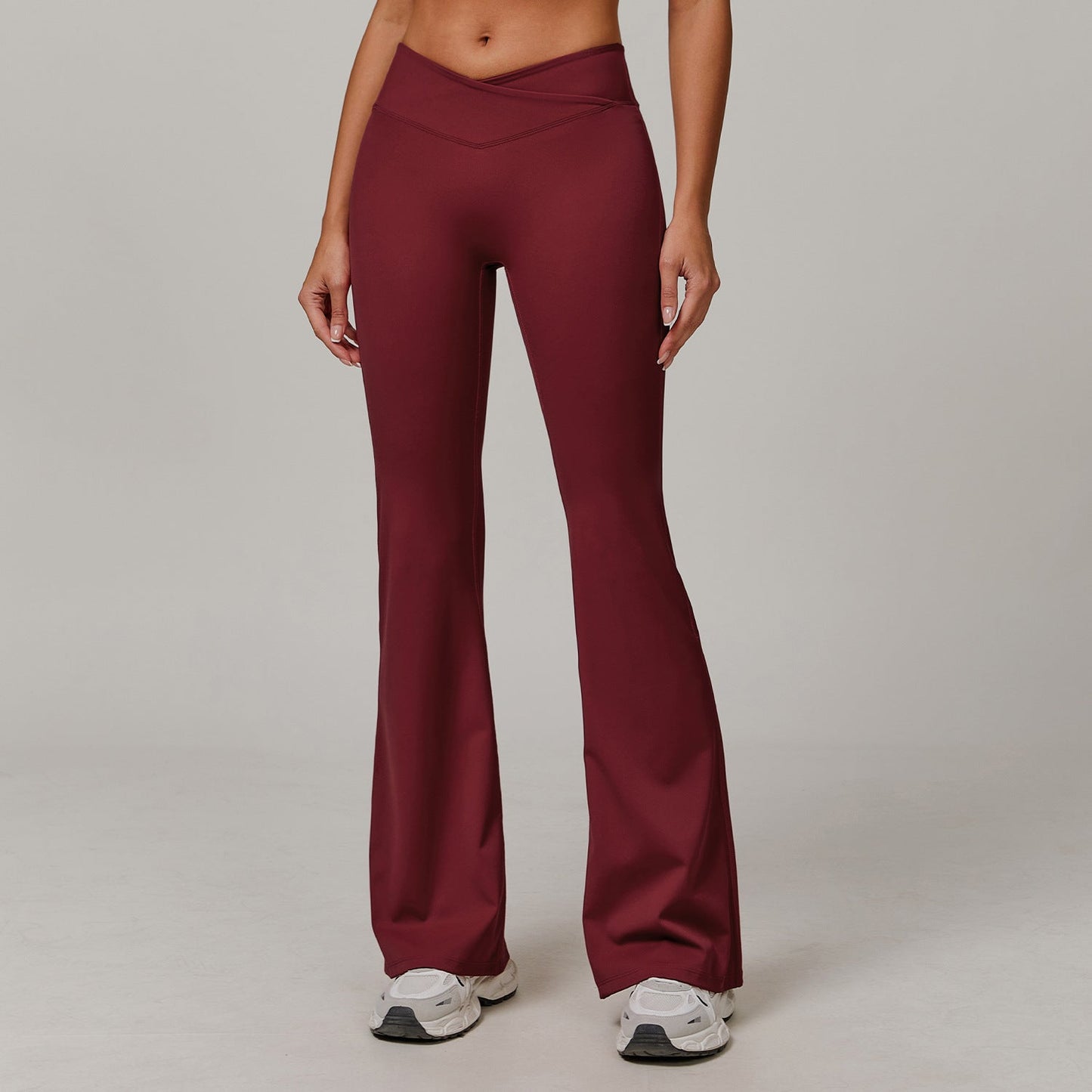 Dames Yoga Broek Hoge Taille Sportbroek met Flare Model