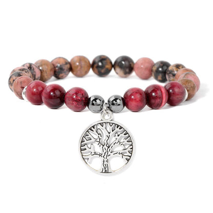 Natuurlijke Kristal Armband Levensboom Mila - Mode Vibes