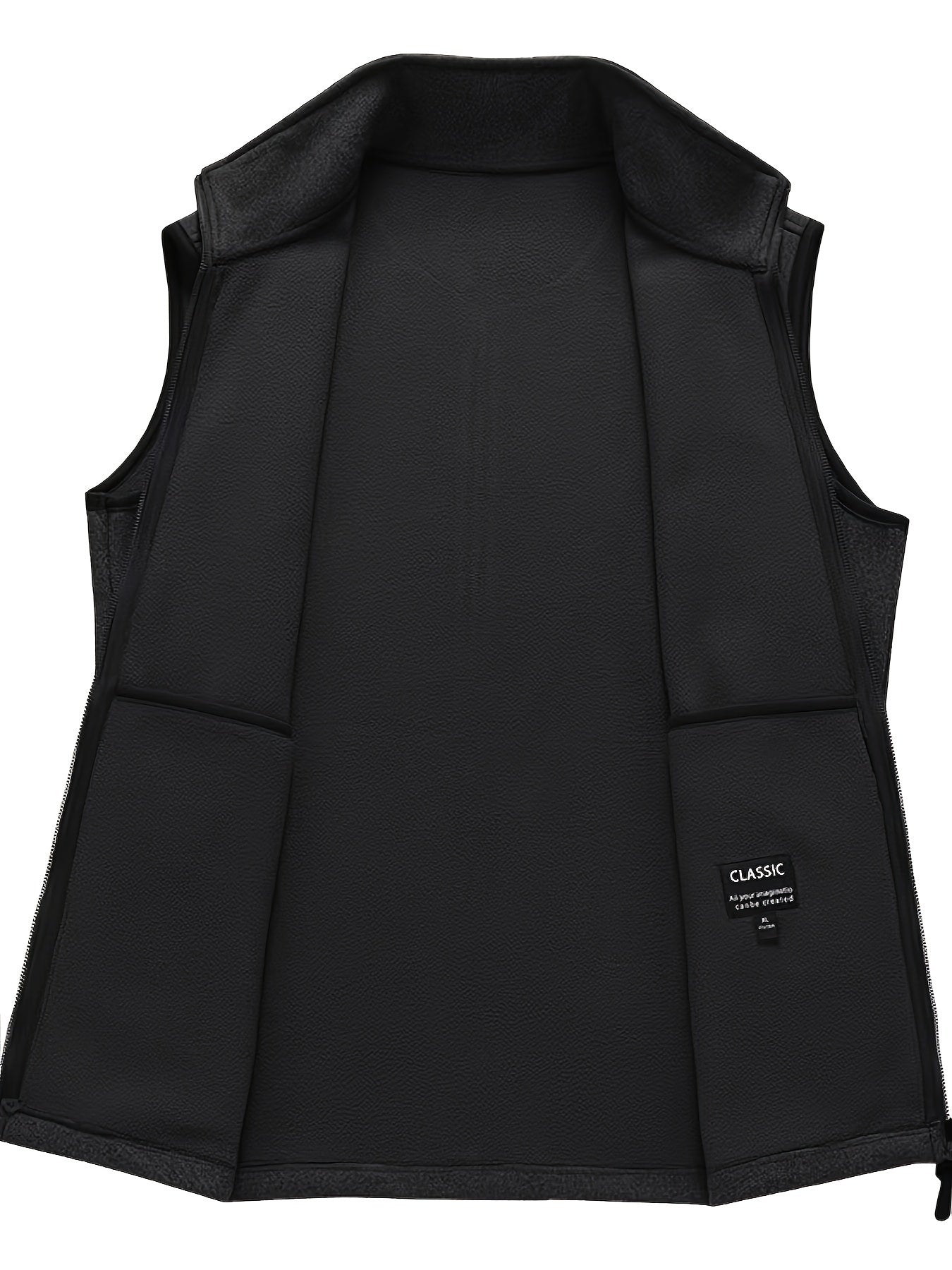 Gaspare | Gilet in pile leggero con colletto rialzato