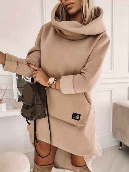 Sweaterjurk met Capuchon Warm en Comfortabel - Mode Vibes