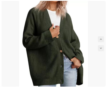 Dames Vest Zacht Gebreid met Knopen Elegante Stijl