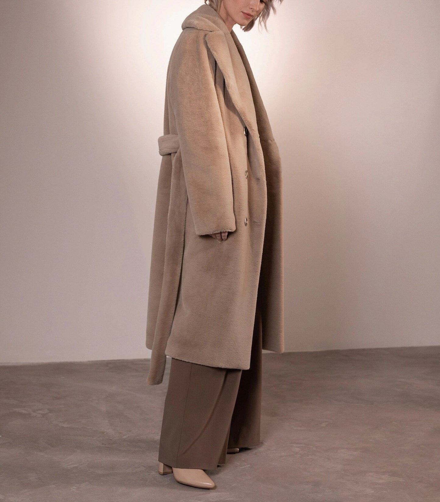 Dame Lange jas Fernanda Warm en Stylish