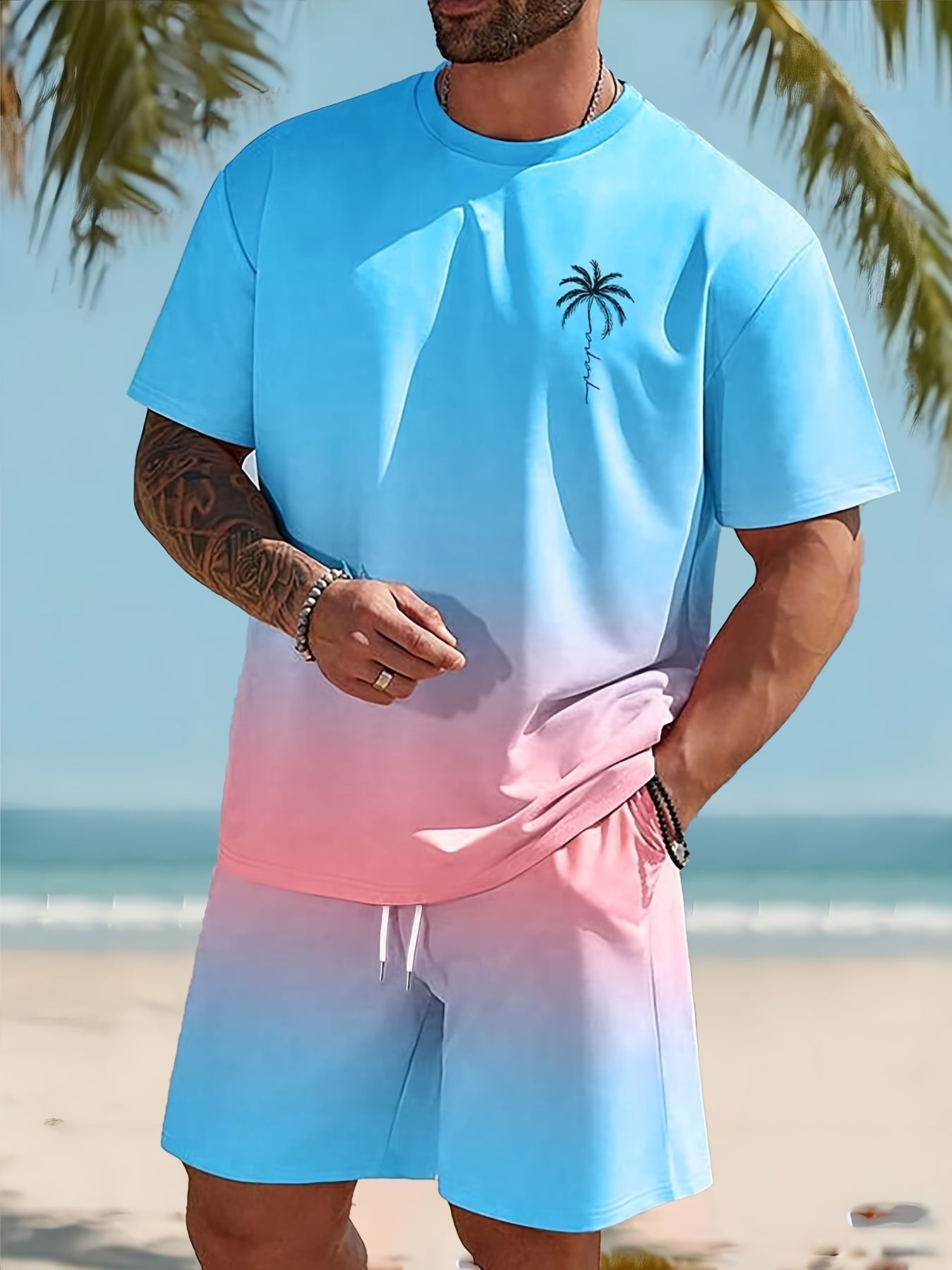Heren Zomerset T-shirt en Shorts CoolFlex Licht en Comfortabel - Mode Vibes