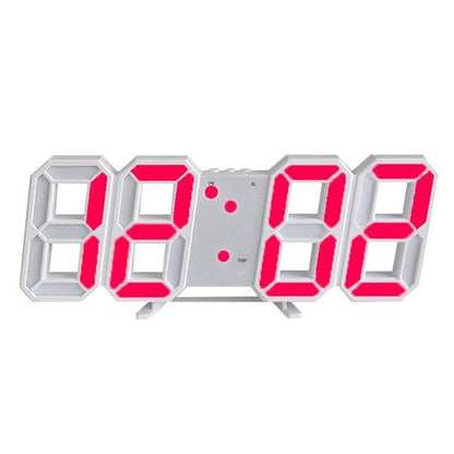 Wandklok LED 3D Dimbaar Modern Design Timora